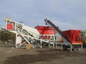 MOBILE CONCRETE BATCHING PLANT CAPACITY 60 m3/hr